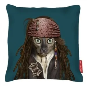 Captain Cat Sparrow Scatter Cushion Cover