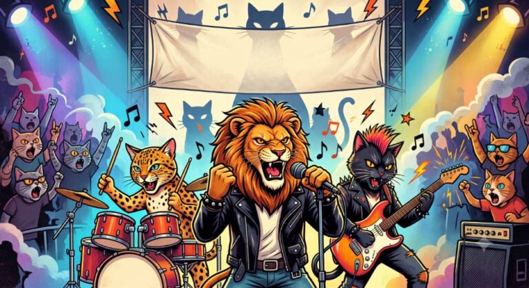 Best Rock & Roll Music Bands Inspired By All Kinds Of Cats